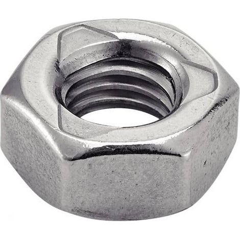 200 Ecrous Autofreinés Hexagonaux Tout Métal M6 mm - TYPE DIN 980 - BASE DIN 934 - ISO7042 - Inox A2 - D-Work