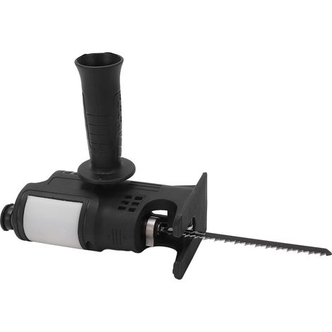 Adaptateur noir pour perceuse vers tronçonneuse, convertisseur ergonomique pour scie alternative électrique