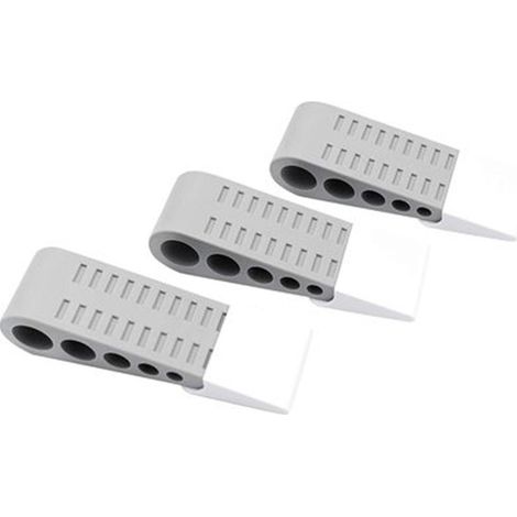 Butée de porte - Lot de 3 pour le bas de porte, compatible avec tous types de sols. (1/5)