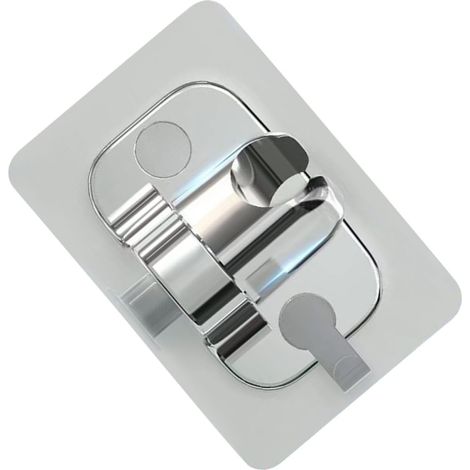 Support adhésif SOLUSTRE pour pommeau de douche à main, installation sans perçage, pour le rangement de la salle de bain (1/5)