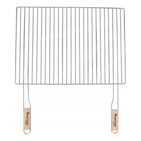 Grillrost mit Holzgriffen 54 x 38 cm
