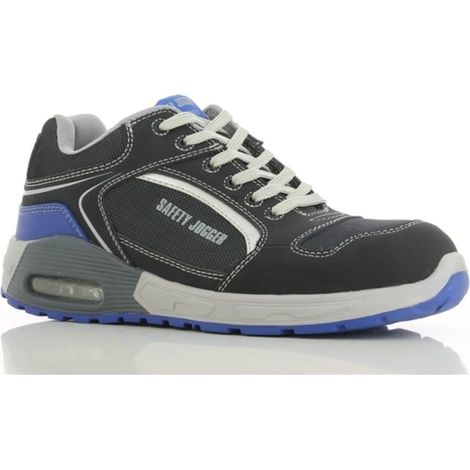 Sneakers di sicurezza Safety Jogger Raptor S1P 100% non metalliche Nero / Blu 42