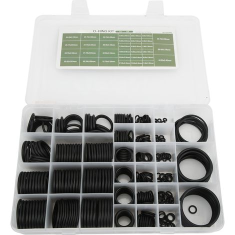 Kit de 447 joints toriques assortis pour climatisation et remplacement de rondelles pour pelle Kobelco (1/5)