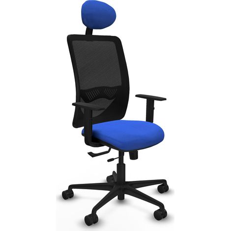 Chaise de bureau piqueras y crespo Zulema noir mousse haute densité (1/2)