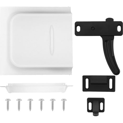 Ensemble de protection de porte et poignée d'écran de rechange résistant aux rayures et aux rayons UV pour une protection durable de la porte moustiquaire (1/5)