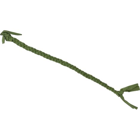 Extensions tressées pour queue de cheval, en polyester, protectrices et anti-moustiques, vertes. (1/5)