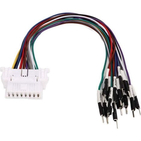 16-poliger OBD2-Anschluss, kabellos, lötfertig, Fehlercodeerkennung, Diagnoseadapter (1/4)