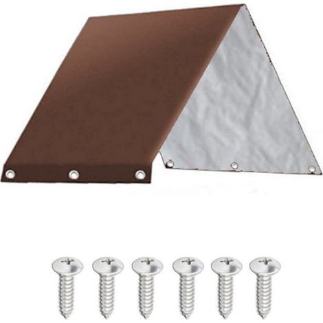 Telo per tetto 226 x 132 cm Tessuto Oxford impermeabile con rivestimento argentato Tetto di ricambio per panchine a dondolo, coperture per patio, sedie a sdraio, giardino (1/5)