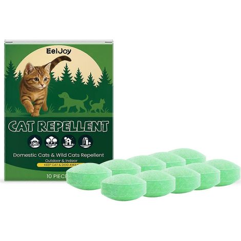 Répulsif pour chats d'extérieur, répulsif pour chats à base d'huile de menthe poivrée d'intérieur pour protéger les meubles et les rideaux. (1/5)