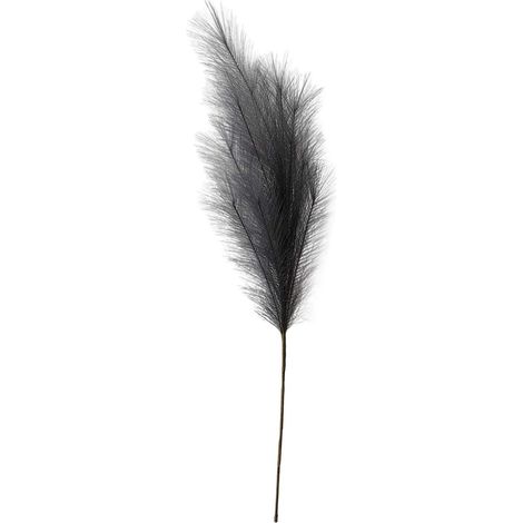 Fausse herbe de Pampas grise, branche pompeuse artificielle moelleuse multifonctionnelle de 97cm de longueur pour la maison (1/5)