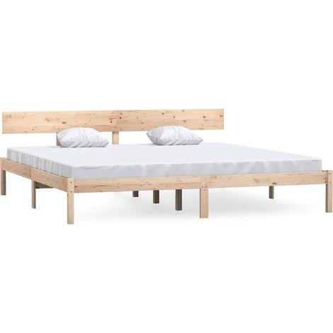Maison Exclusive - Giroletto in Legno Massello 180x200 cm Super King (1/5)