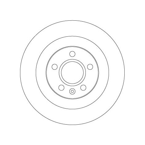 Lot de 2 Disques de frein TRW Automotive DF6970 VOLVO 31471477