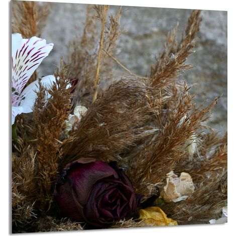 Panneau de verre POUR la cuisine 60x65 Orchidée (1/5)