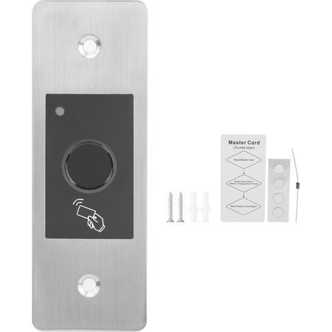 Contrôleur d'accès RFID 125KHz à empreinte digitale, structure métallique robuste étanche (1/5)