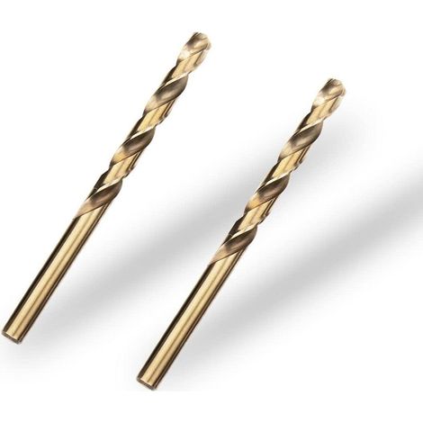 Spiralbohrer HSS Kobalt geschliffen Edelstahl 8mm 8.0mm x 117mm x 2pcs (1/5)
