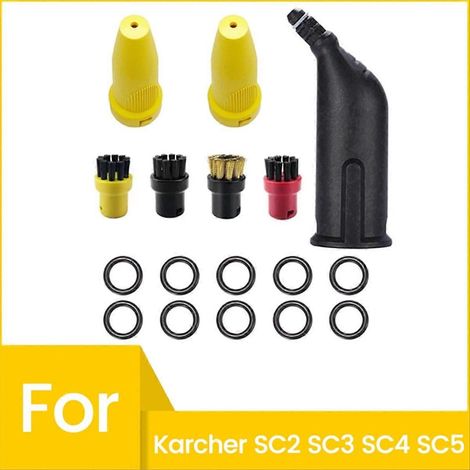 Tête de brosse de nettoyage pour nettoyeur vapeur SC2 SC3 SC4 SC5 - Pièces détachées pour buse puissante (1/5)