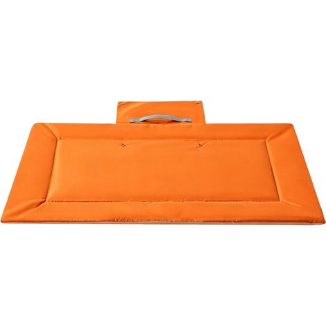 Lit Portable de Chien Tapis Imperméable, Pliable et Lavable pour Animal de Tapis d'Apaisement Canin Pour Siège Automobile, Camping, Plage, Pique-nique, Vacances, Hôtel, Intérieur (1/5)