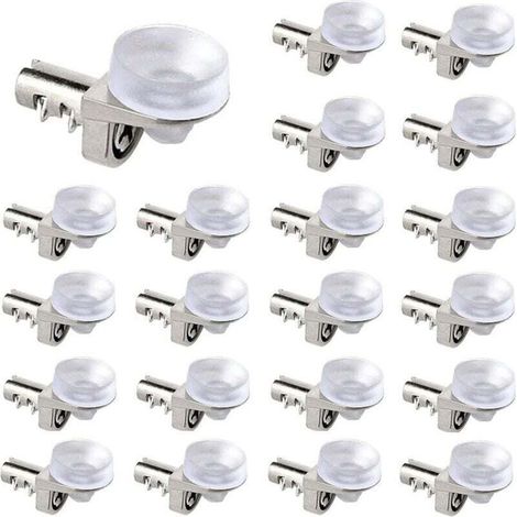 30 Pièces Cremaillere Etagere,Taquets Pour étagères Chevilles d'étagère de Placard de Remplacement,Supports D'étagères de Cuisine, Supports Pour étagère,Bibliothèque,Placard réglables (1/4)