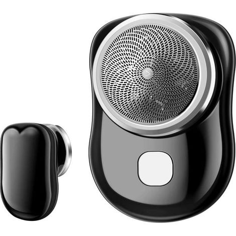 Mini-Shave Tragbarer Elektrorasierer – MARKE – Modell – USB-aufladbar – Nass- und Trockenrasur (1/4)