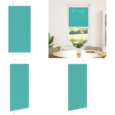 vidaXL Plissee Petrolgrün 65x150 cm Stoffbreite 64,4 cm Polyester (1/5)