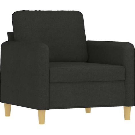 Maison Exclusive - Poltrona Nera 60 cm in Tessuto (1/5)