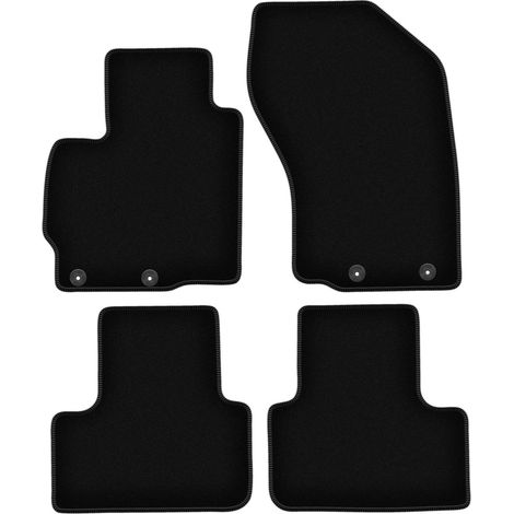 Tappetini base in velluto nero per: Mitsubishi ASX crossover (2010-2019) (1/5)