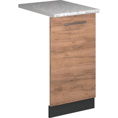 Panel frontal del lavavajillas Fame-Line, Roble dorado, 45 cm , ET Mármol, Vicco