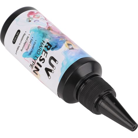 UV-Harz, handgefertigt, transparent, vergilbungsfrei, schnellhärtend, klarer UV-Kleber für Bastel- und Dekorationszwecke, 60 g (1/5)
