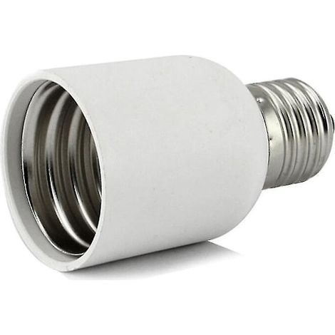 LYERCW - Adaptateur E27 vers E40 pour douille blanche, ampoule moyenne.