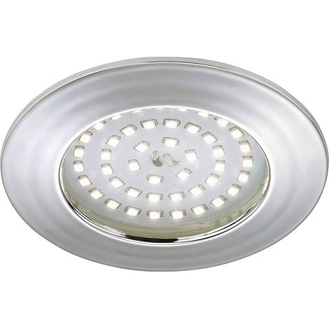BRILONER - FARETTO DA INCASSO CROMO D. 10  LED BIANCO CALDO 1LX10,5W (1/2)