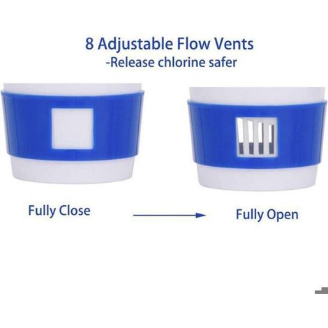 Distributeur Flottant - Produits Chimiques Pour Spa - Compatible Chlore Brome - Pastilles 2 5 Cm - Pour Spas Bains À Remous Piscines Fontaines - 1 Pièce (1/4)
