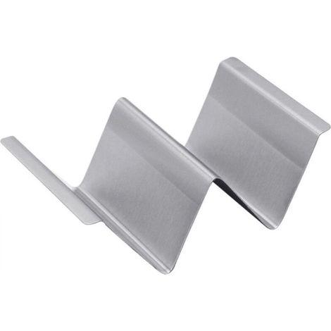 Griglia per tacos in acciaio inox da 15x10x5 cm, 1 griglia per tortilla in acciaio inox, vassoio adatto al forno.