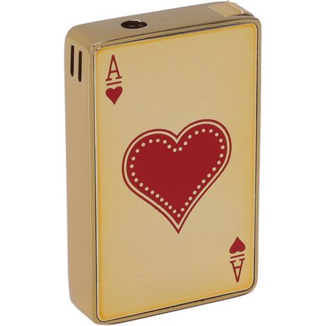 Briquet à gaz butane en plastique coupe-vent, avec miroir et fonction poker, idéal pour les hommes. Fonctionne au quotidien. (1/5)