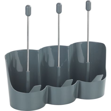 Flaschenhalter Filia für 3 Flaschen 29x27x12,5cm schwarz (1/5)