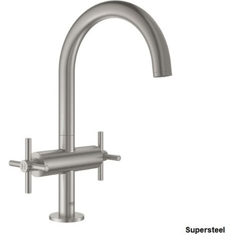 Melangeur lavabo GROHE Atrio Taille L Supersteel (1/5)