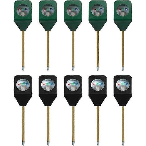 Testeur d'humidité du sol 10 pièces - hygromètre pour plantes en pot intérieur et extérieur (1/5)