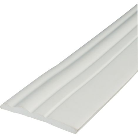 Plinthe auto-adhésive (2m/rouleau), moulure en mousse imperméable pour salon et mur TV, finition décorative à poser sans colle (1/5)