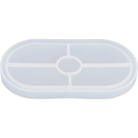 BAFOVY Moule Ovale en Résine époxy en Cristal à Cristal pour la Fabrication de Silicone, Facile à Libérer, Semi-transparent, avec Filtre, Cuisson, Souvenir (1/5)