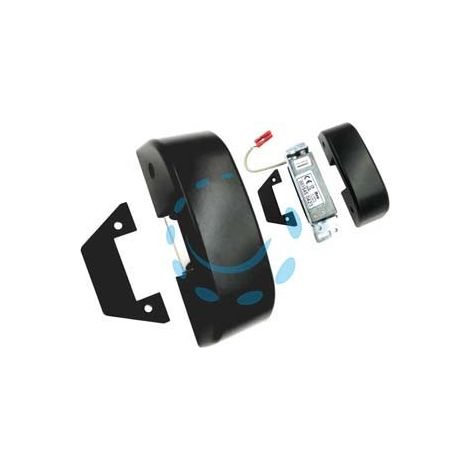 INCONTRO ELETTRICO PER MANIGLIONE ANTIPANICO SERIE IDEA BASE PUSH NERO - (5680000)