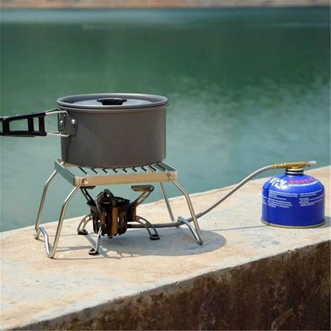 Barbecue pliant - - Acier inoxydable - 27,5 x 23,5 x 13cm - Idéal pique-nique - Montage facile (1/4)