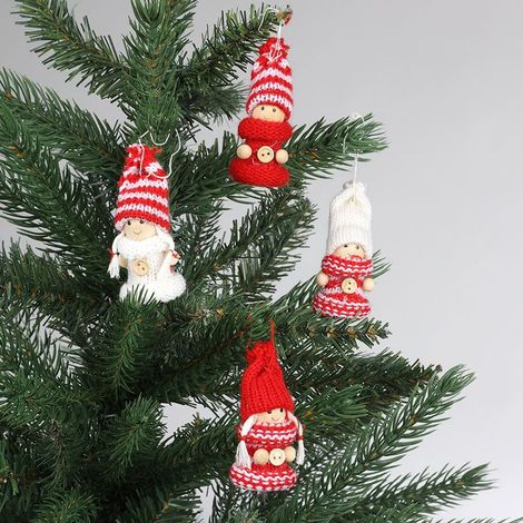 Weihnachtsbaum-Anhänger Püppchen 4er-Set (1/3)