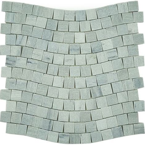 Mosaico in marmo - ALBEDO PIERRE - Onda Moderna - 30,7x29,3 cm - sp. 1 cm - Resistente all'umidità