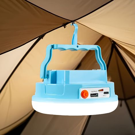 Lampe de camping solaire LED portable, mini lanterne suspendue, batterie Li-ion 3 cellules grande capacité, base magnétique et Quick Ho (1/5)
