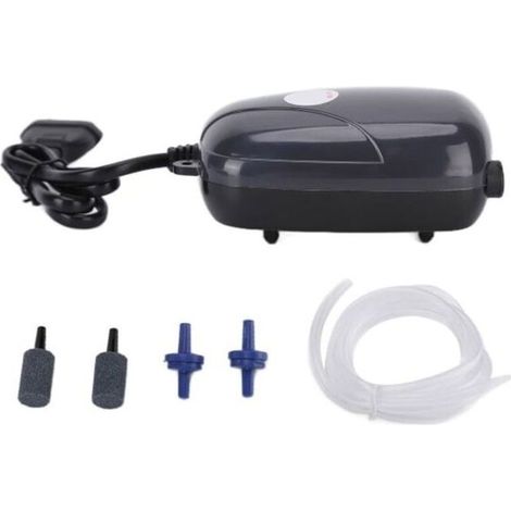 Pompa ad aria silenziosa YM, pompa ad aria professionale per acquario, spina standard europea 220V, doppia presa, per acquariofilia.
