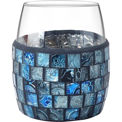 CRYSTAL BICCHIERE VTR MOSAICO BLU (1/4)