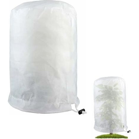 Housse d'hivernage pour plantes – Tissu non tissé respirant – Protection contre le gel – 140 x 200 cm pour pots et végétaux (1/5)