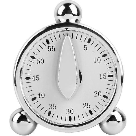 Minuteur de cuisine mécanique de 60 minutes avec alarme sonore pour la cuisson et la pâtisserie (1/5)