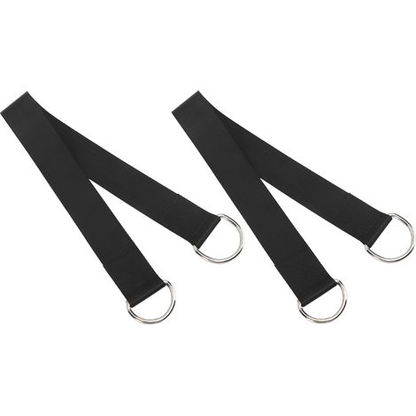 Lot de 2 sangles de suspension pour balançoire d'arbre, en nylon haute résistance et sécuritaire, pour la maison et l'extérieur. (1/5)