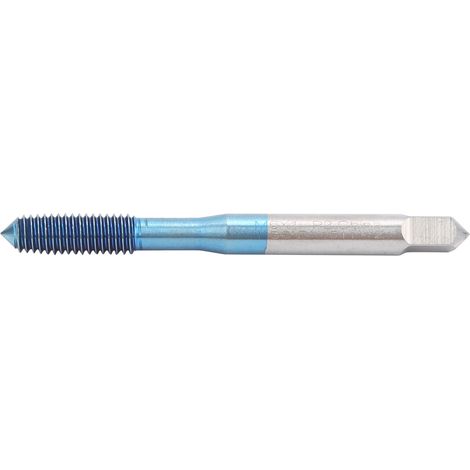 Mèche à tarauder M6, acier tungstène revêtu bleu nano, outil de taraudage machine à poignée droite, métrique (1/5)