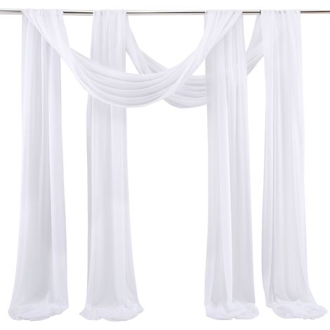 de mariage en mousseline draperie décoration d arche de